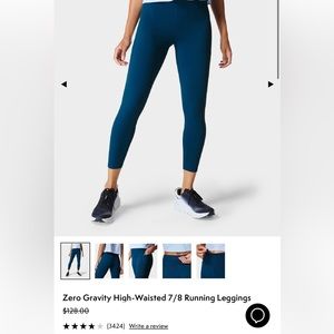 Zero Gravity High-Waisted 7 / 8 Running Leggings
